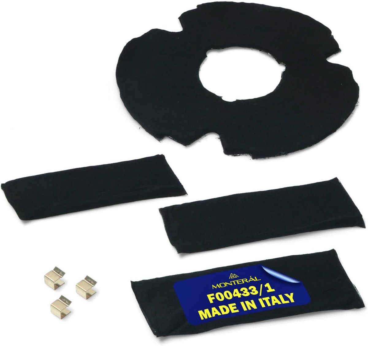 SnelShoppen Actieve Koolstoffilter Afzuigkap Ø 240 mm Geschikt voor Elica F00433 1 Hoogwaardige Koken Filter Made in Italy