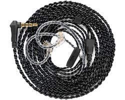 SnelShoppen - KZ ZS10 Pro IEM Kabel 2m Lange In-Ear Monitor Kabel, CCZ C01 OFC Geüpgraded Oordopjes Draad voor ZSN PRO X, EDX PRO, ZS12 PRO X, ZS10 PR