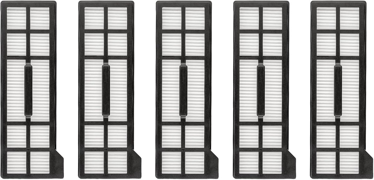 SnelShoppen - 5 PCS HEPA Vervangfilters Geschikt voor X10 Pro Omni Robotstofzuiger - Filter Set Accessoires, Perfecte Compatibiliteit, Hoogwaardige Ma