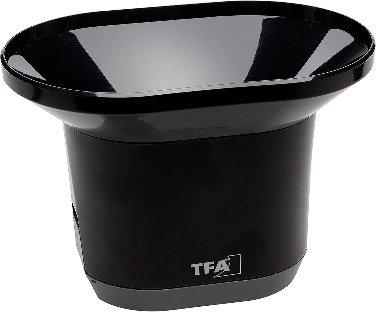 SnelShoppen - Rain Transmitter - Draadloze Regenmeter - Zwart - 0-9999 mm Meetbereik - Tuinaccessoire - Eenvoudig Te Monteren - L190 x W125 x H135 mm