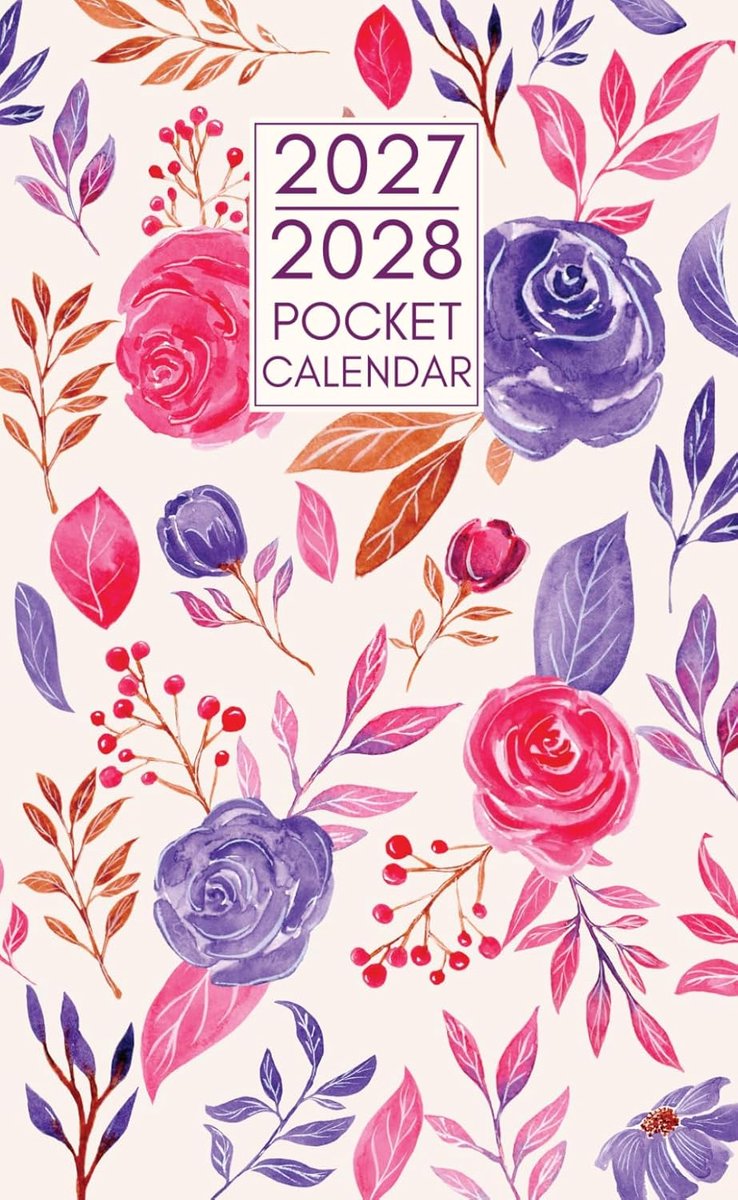 SnelShoppen - 2027-2028 Pocket Kalender - 2 Jaar Pocket Planner - Januari 2027 tot December 2028 - Compact en Handzaam - Perfect voor Agenda, Planning