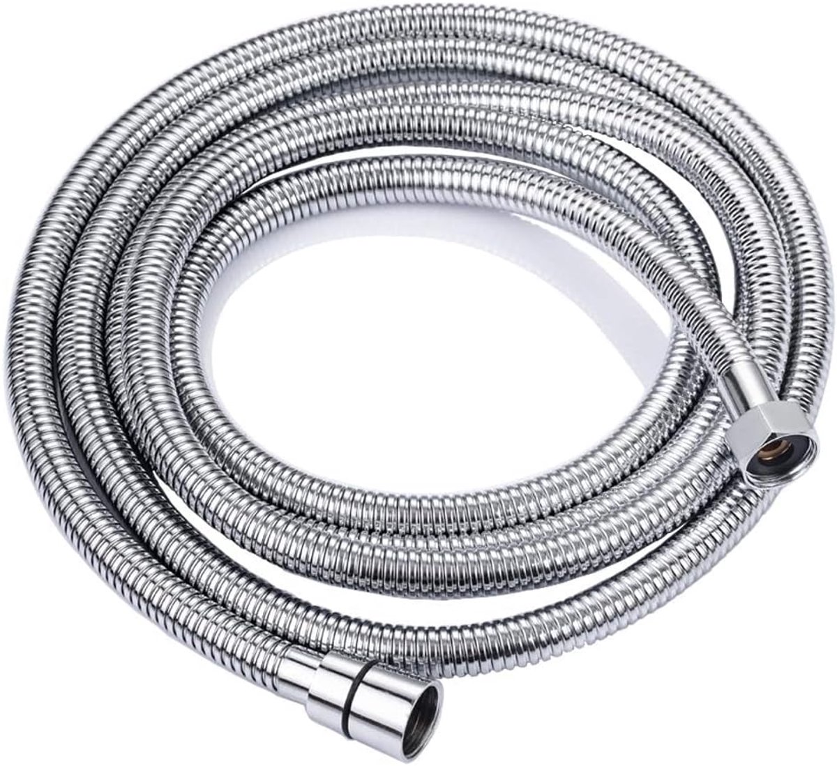 SnelShoppen - Rvs Douche Slang 3m, Flexibele Anti-Twist Handdouche Slang, Universele Vervangingsslang voor Handdouche & Douche Systeem, Zilver | Douch
