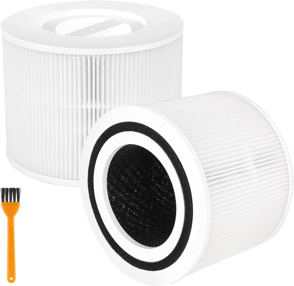 SnelShoppen - Vervangingsfilter Luchtreiniger Core 300S HEPA-filter Actieve Koolfilter 3-Traps Filtratie Nylon Voorfilter