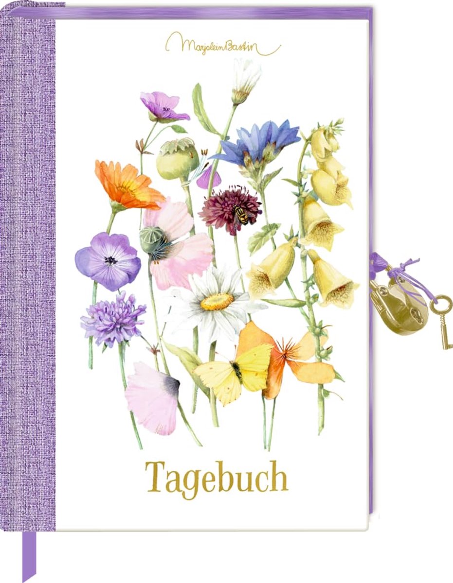 SnelShoppen - Mooi Tagebuch met Sluitmechanisme - Marjolein Bastin GartenLiebe - Tijdloos Notitieboek voor Tuinliefhebbers, A5 Formaat, 160 Pagina's,
