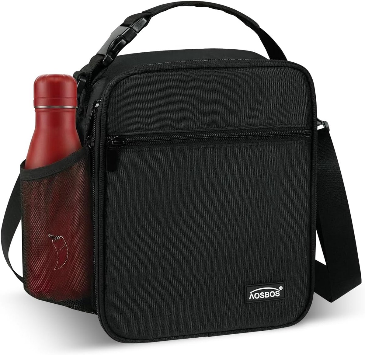 SnelShoppen - Geïsoleerde Lunchtas 6,5L voor Mannen en Vrouwen - Thermische Koeltas met Verstelbare Riem - Draagbare Zachte Lunchbox voor School, Werk