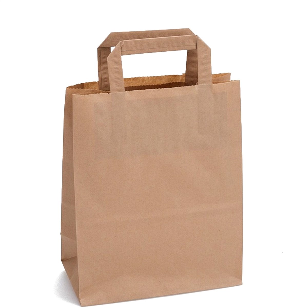 Inpakr Papieren Draagtassen - Bruin - 320 x 170 x 260 mm - 70 gram/m2 - 250 stuks
