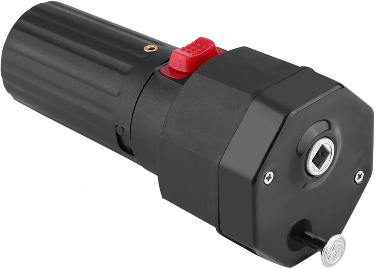 SnelShoppen - Elektrische Barbecue met Accu Motor, 1.5V, Zwart - Draagbare Grill voor Tuin, Camping & Feesten - Duurzaam & Energiezuinig