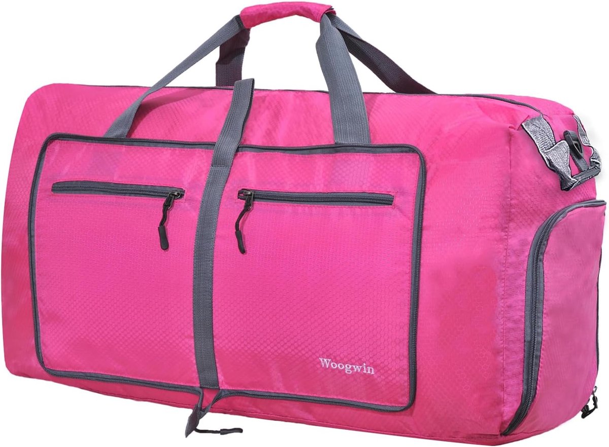 SnelShoppen - 100L Vouwbare Reis- en Sporttas voor Mannen en Vrouwen met Schoencompartimenten - Waterdichte Gymtas voor Vakantie, Sauna en Sport