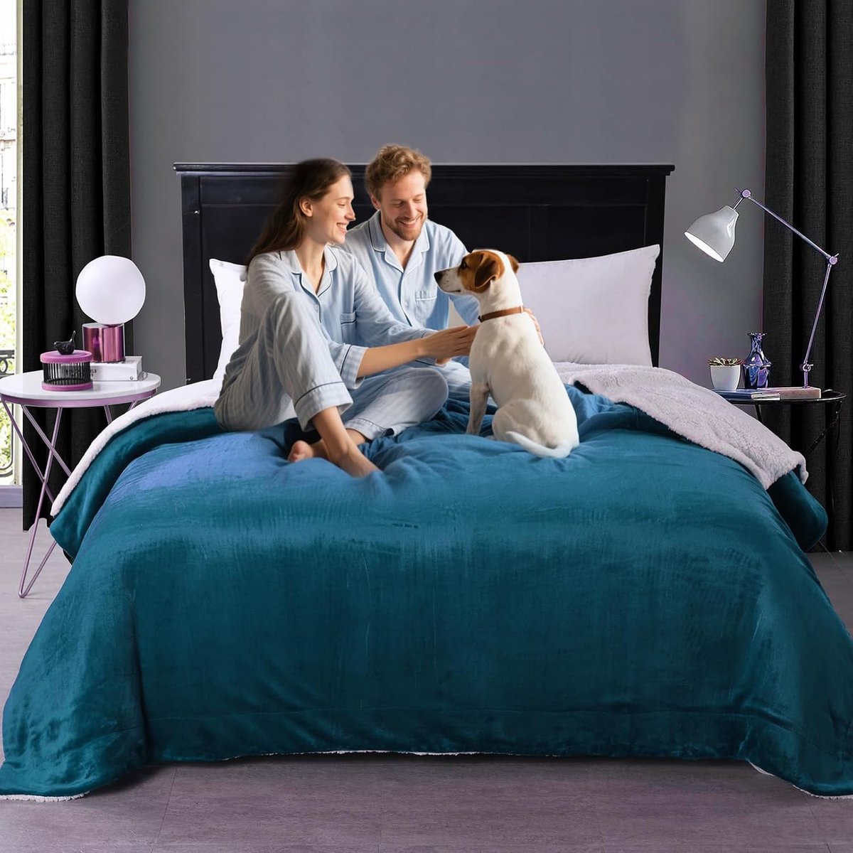 SnelShoppen - Waterproof Dekbed 200x230cm - Waterdicht Dekbed voor Volwassenen en Stellen - Omkeerbaar Flanel Fleece - Ideaal voor Twin, Queen en King