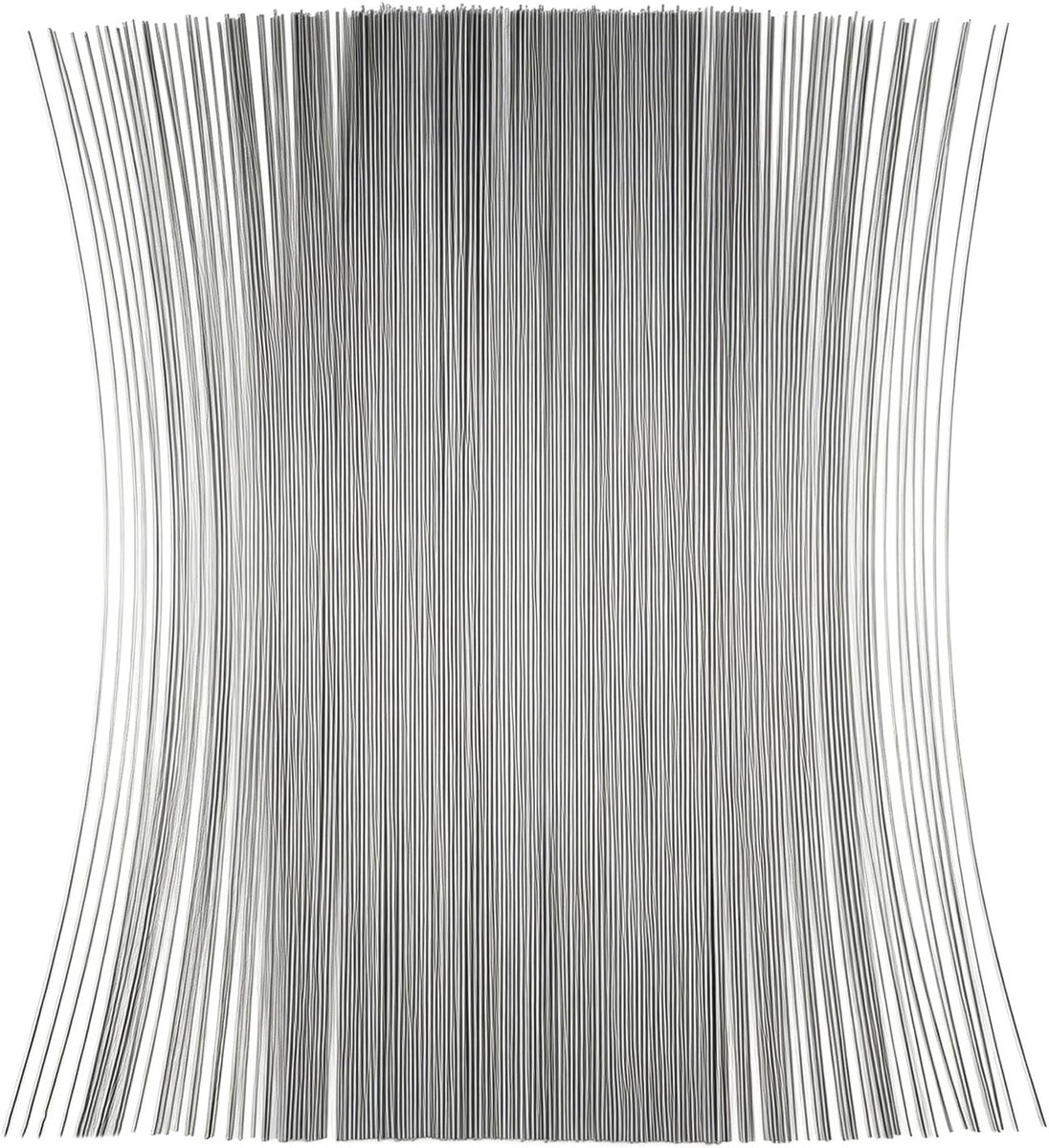 100 Stuks Zilvergrijze Bloemendraad 40 cm x 0,45 mm - Ideaal voor Bloemstukken, Boeketten en Creatief Knutselen