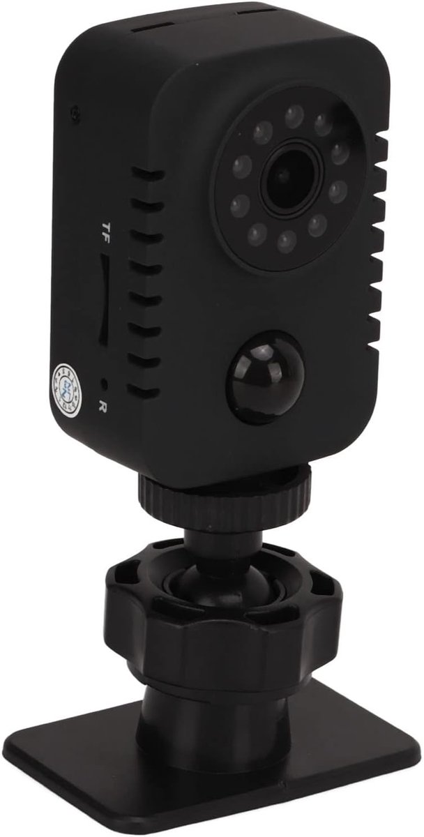SnelShoppen - MD29 First Person 1080P HD Handheld Camera met Groothoek Infrarood PIR, Back Clip Design, 1200mAh Batterij, Automatisch Nachtzicht voor