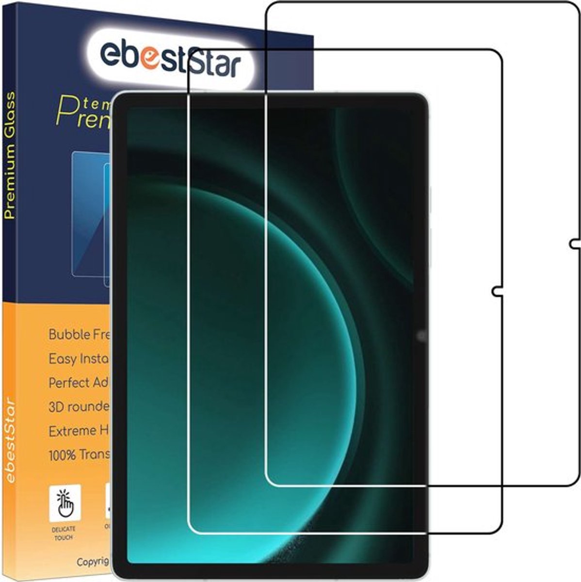 ebestStar - {2 Stuks} Gehard glas geschikt voor Samsung Galaxy Tab S9 FE X510N, 5G X516B, Screen Protector Cover, Schermbeschermer Tempered Glass