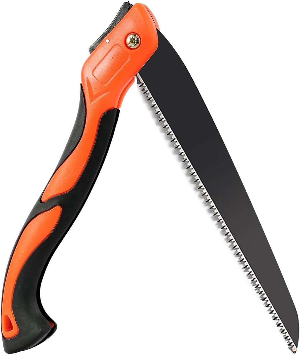 Vouwbare takkenzaag van 265 mm met SK5 staalblad en antislip handvat voor tuinieren, kamperen en snoeien