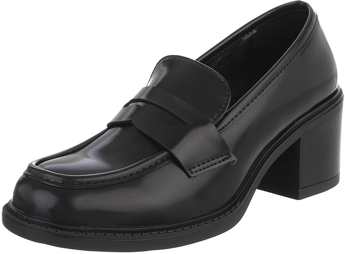 Instappers met Hak - Loafer Design - Dames Mt:40