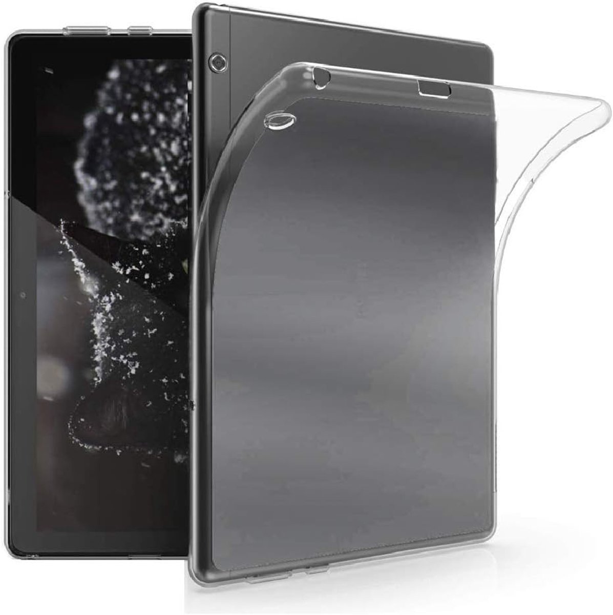 SnelShoppen - Schokbestendige Case voor HUAWEI MEDIAPAD T5 10.1" - Ultra Dun TPU Silicone, 100% Transparant, Perfecte Bescherming voor Tablet, Lichtge