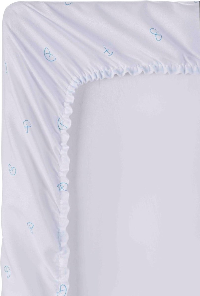 SnelShoppen - Waterdichte Matrasbeschermer 60x120cm - Ademend en Antibacterieel - Absorberend Terrydoek voor Babybedje, Kinderen, Peuters, Bescherming