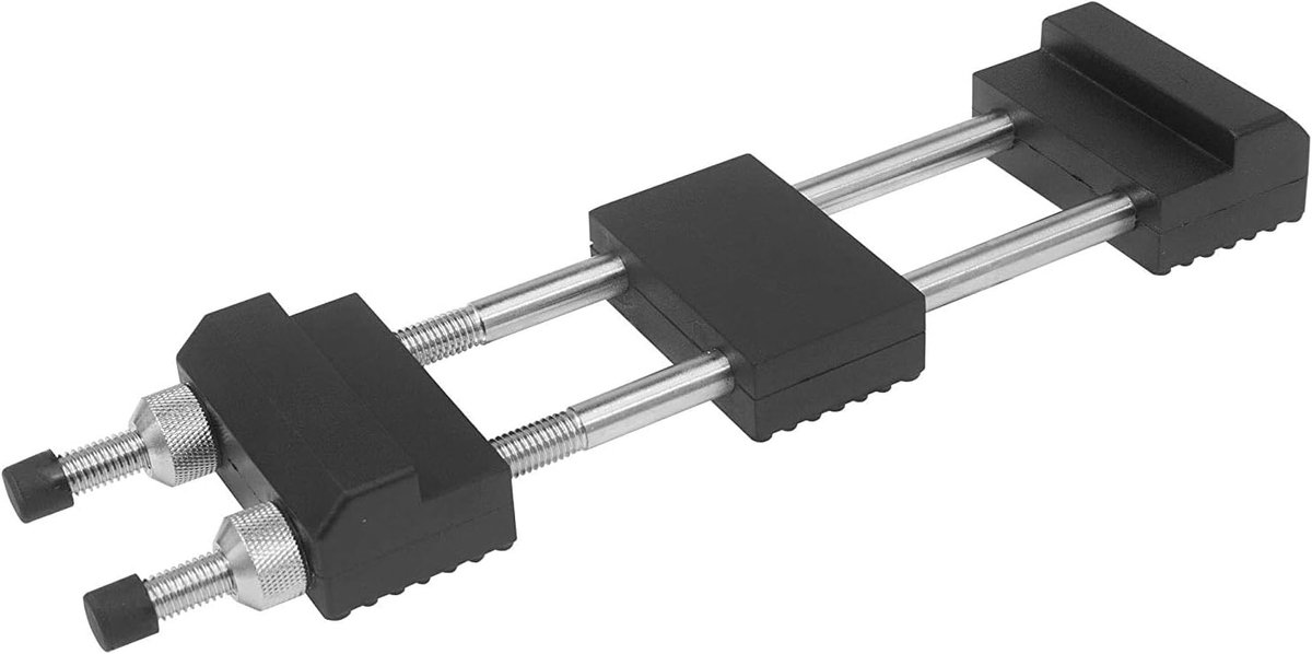 SnelShoppen - Whetstone Houder voor Slijpen - Verstelbaar van 14 tot 23 cm - Antislip Rubber - Ideaal voor Water-, Diamant- en Olie Slijpstenen