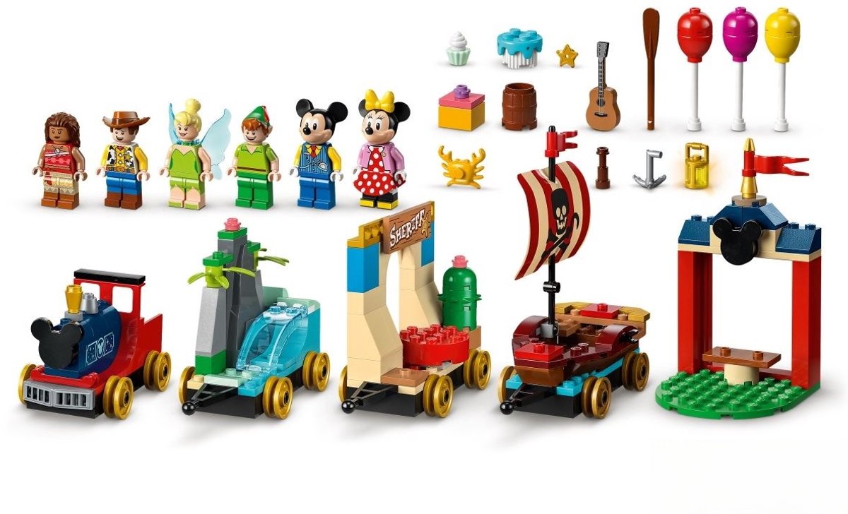 LEGO Disney: Disney Feesttrein Bouwbaar Trein Speelgoed 100e Verjaardag Set - 43212 — afbeelding 14