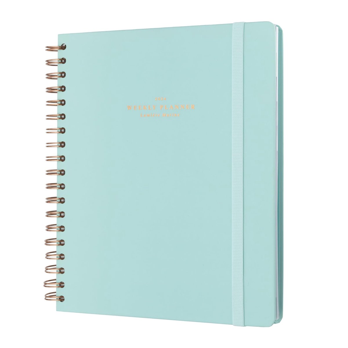 SnelShoppen - Kokonote XL Agenda 2023 2024 Lumiere Marine - Weekagenda 17 Maanden - Weekplanner 23 24 - Luxe Weekkalender - Afspraakplanner voor Organ