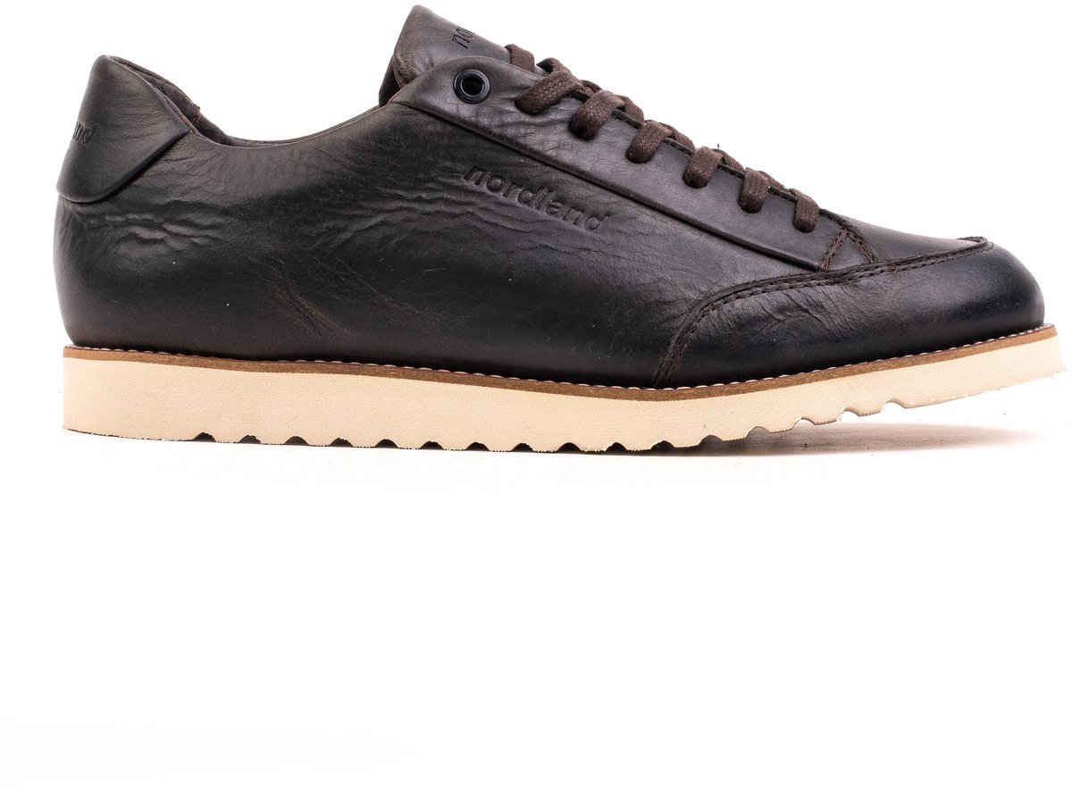 Nordland raval court sneakers bruin tumbled leer