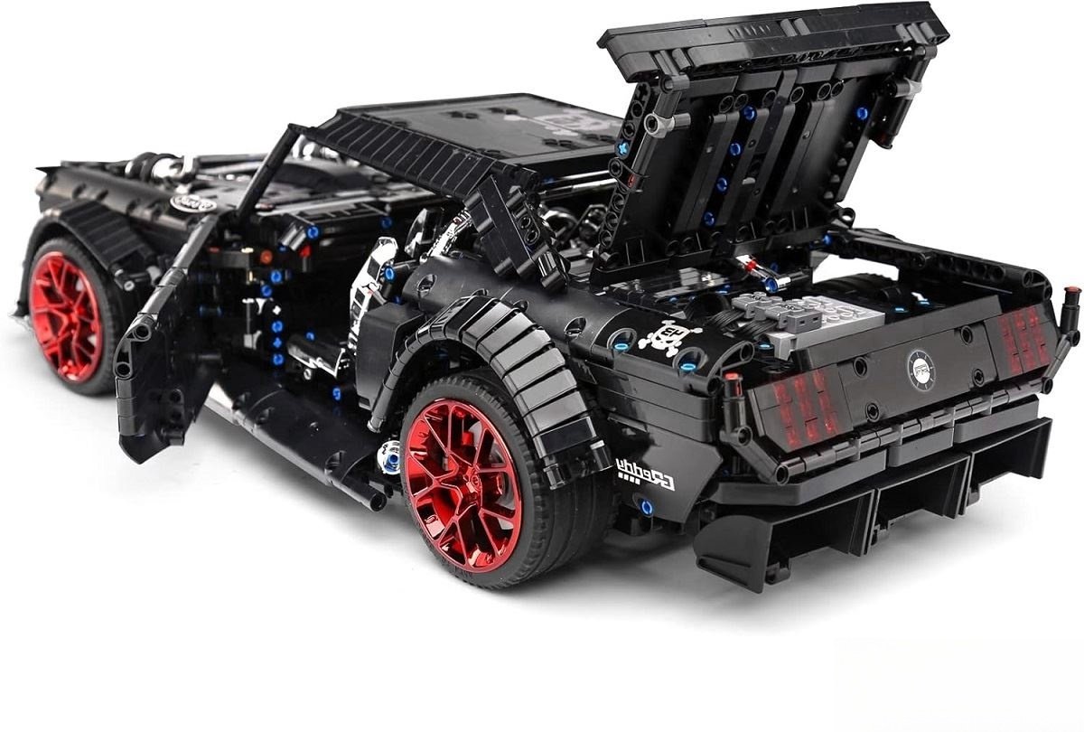 Mould King 13108 Mustang Hoonicorn mega bouwset | City fast racing champions adventure | Creator classic motor bouwpakket | Technische speelgoed ideas voor volwassenen & kinderen | DIY furious speed auto - geschikt voor lego | Bouwdoos met 3201 bloks — afbeelding 8
