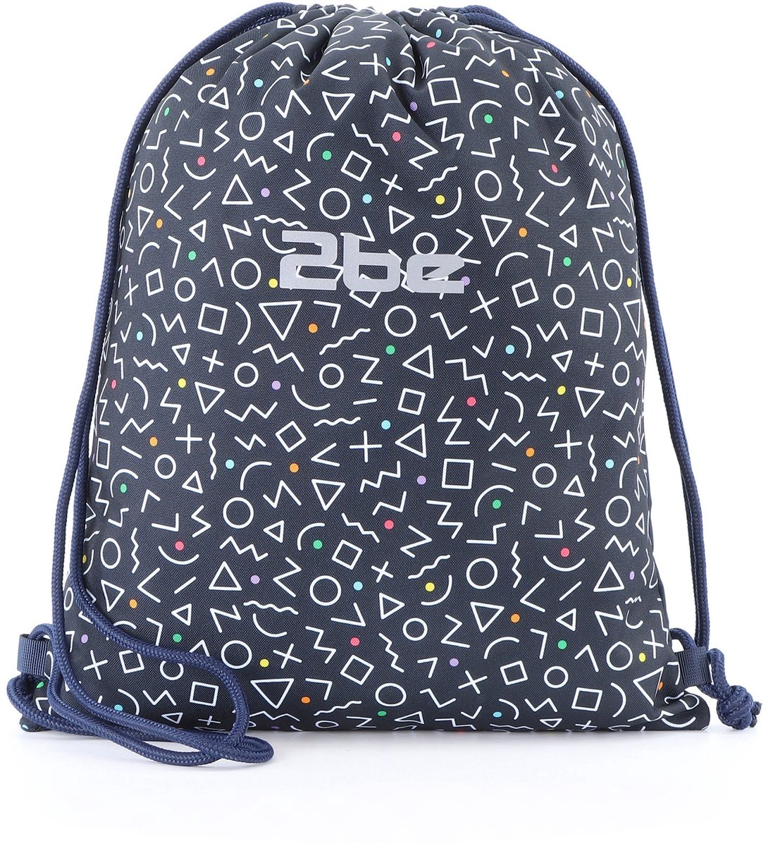 2be Sport Gymtas met trekkoord - Marineblauw - Marineblauw