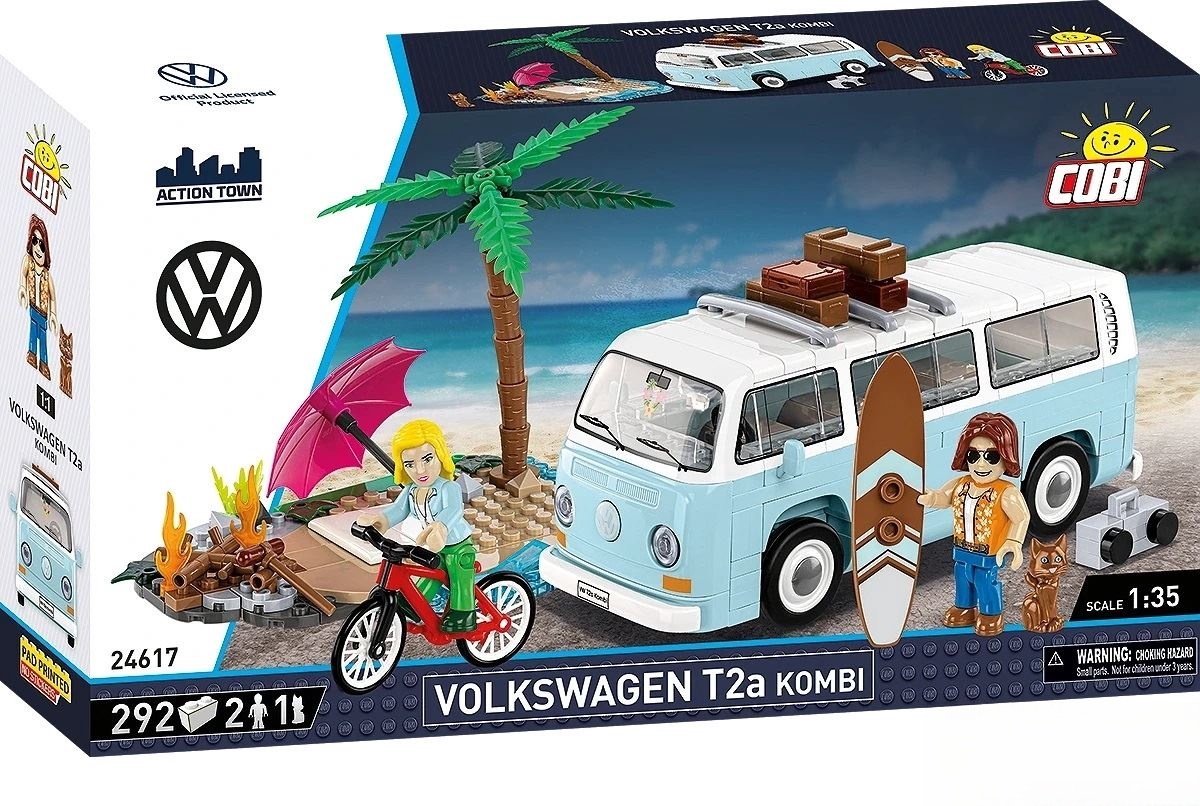 COBI VOLKSWAGEN T2A STATIONWAGEN SCHAAL 1:35 - COBI-24617