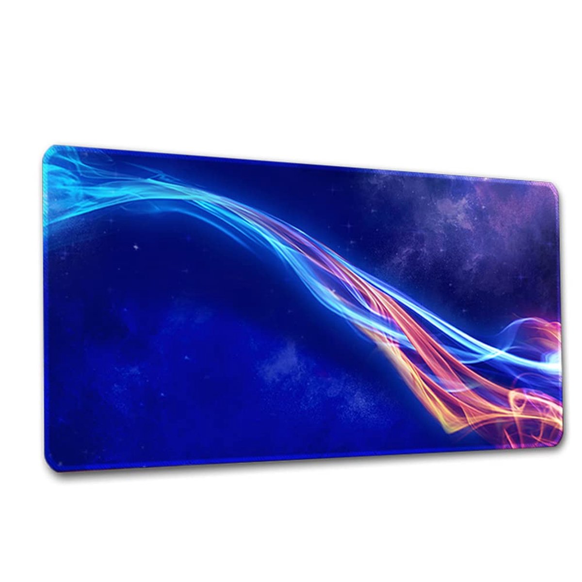 SnelShoppen - Grote Muismat 400x900mm Dromerige Sterrenhemel - Antislip, Waterdicht en Gestikte Randen voor Gaming en Kantoor