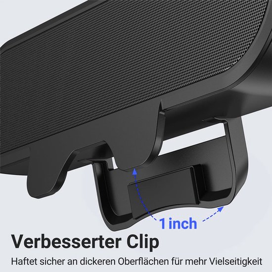 Mini draagbare speaker, soundbar, 10 watt, USB interface, aansluitbaar op Geschikt voor laptop, zwart. van Merkloos — afbeelding 2