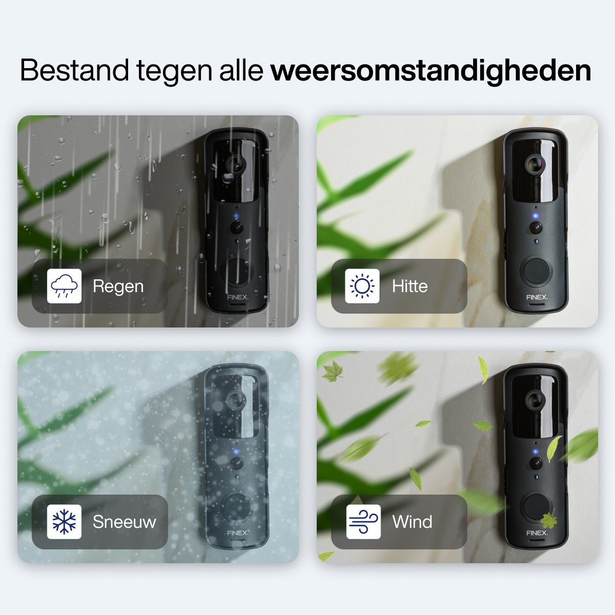 Finex Video Deurbel - Inclusief binnenbel, SD kaart 32GB & batterijen - Dag en nachtmodus - T-ring geluid - Zonder abonnement - Draadloze deurbel - Deurbel met camera — cadeau in Elektronica - foto 7