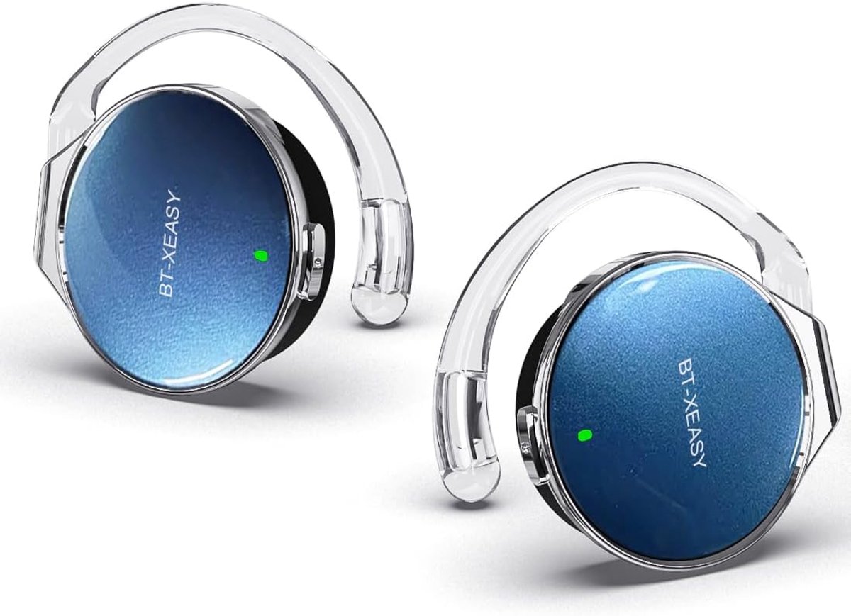 SnelShoppen - Bluetooth 5.4 On-Ear Hoofdtelefoon met Ruisonderdrukking, Waterdicht en Lichtgewicht voor Sport en Fitness, 4 Microfoons, Lange Accuduur
