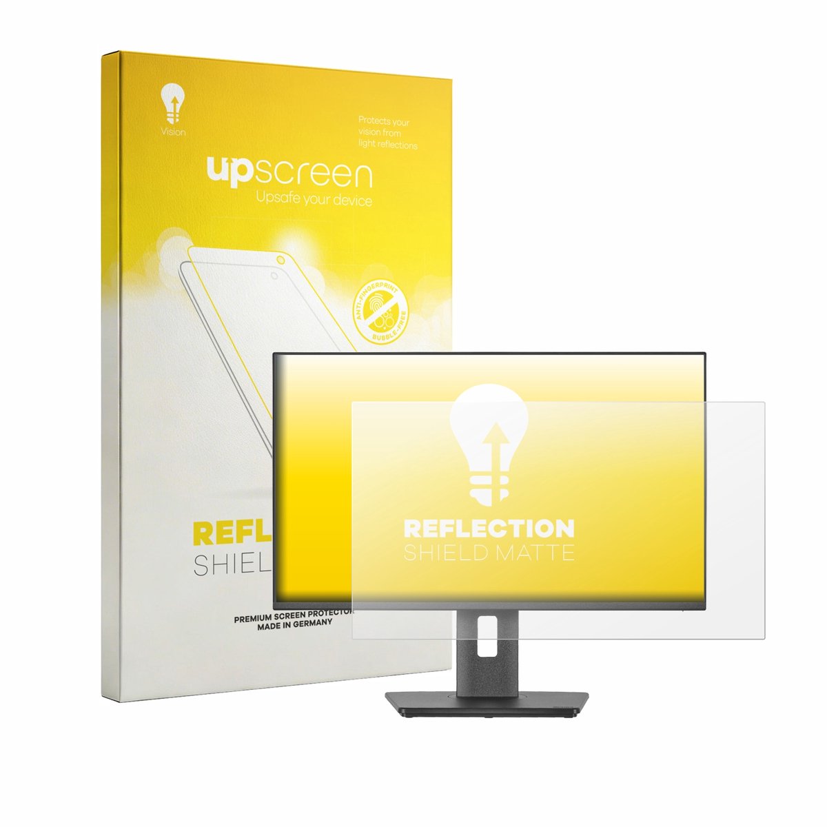 upscreen - Screenprotector voor Iiyama ProLite XB2497HSU-B1 - Folie Beschermfolie anti glare matte