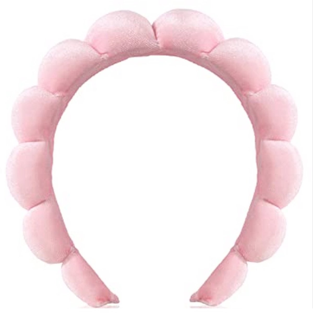 *** Hoofdband voor Gezichtsverzorging make-up - Haar accessoire - Roze voor vrouwen, tieners en meisjes - badstof zachtheid voor een stralende huid en douche routines - van Heble® ***