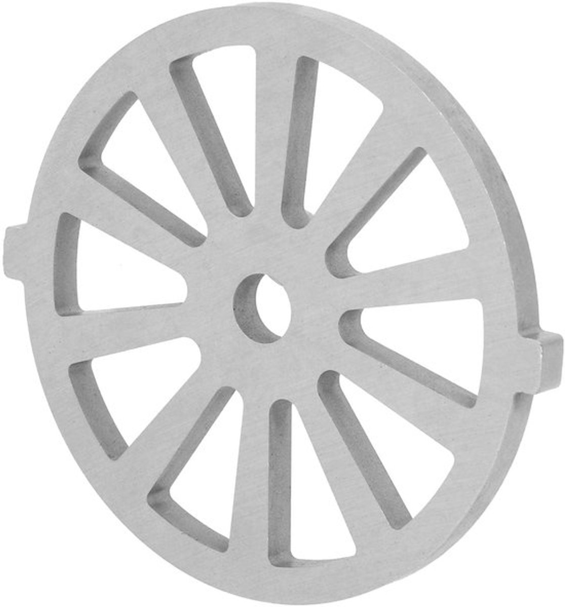 - Vleesmolen Plaat - Vleesmolen Accessoires - Roestvrij Staal - Vervangend Mes - Geschikt voor Vlees - 60 Gram