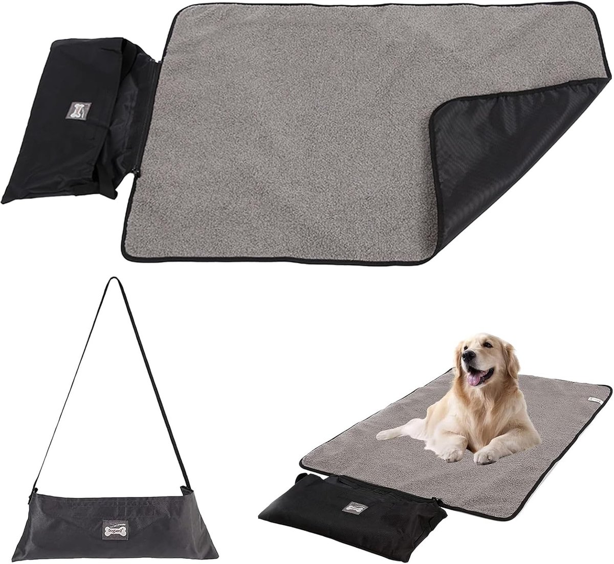Waterdichte hondendeken - Vouwbare reisdeken voor buiten en binnen, ideaal voor huisdieren onderweg - 100 x 70 cm, comfortabel en duurzaam