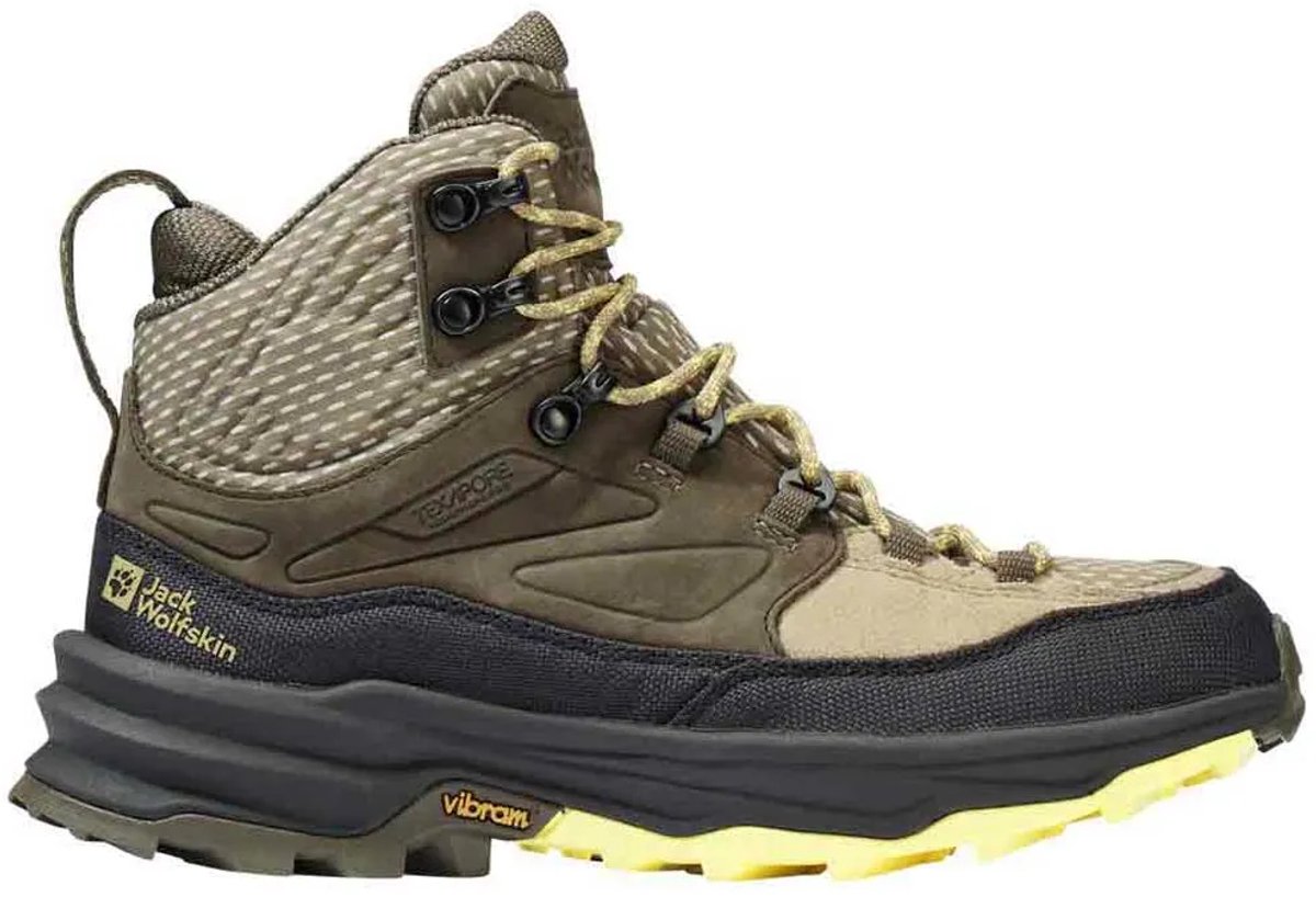 Jack Wolfskin Cyrox Texapore Mid Wandelschoenen Groen EU 39 1/2 Vrouw