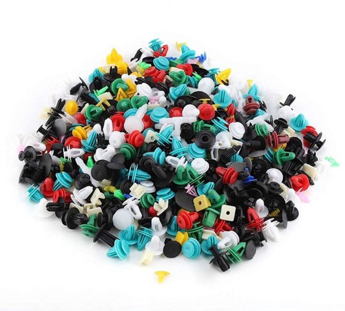 Deurtrimclip 500 Stuks - Universele Bevestigingsclips - Hoogwaardige Rivets - Plastic - Multi-kleurig - Set van 500 Stuks - Rivet