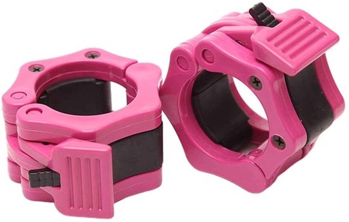 Halterklemmen Snelsluiting - Olympische Halterkragen - Set voor Fitness - Krachttraining - 5 cm - Sterke Constructie - Gewichtklemmen