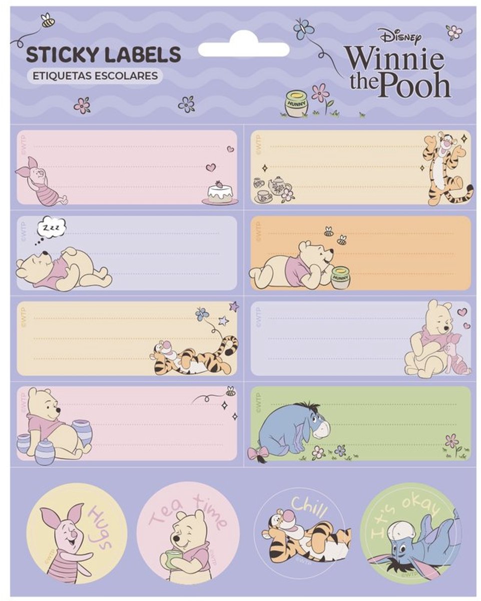 Grupo Erik Disney Winnie The Pooh - SelfAdhesive Labels Zelfklevende etiketten - Multicolours