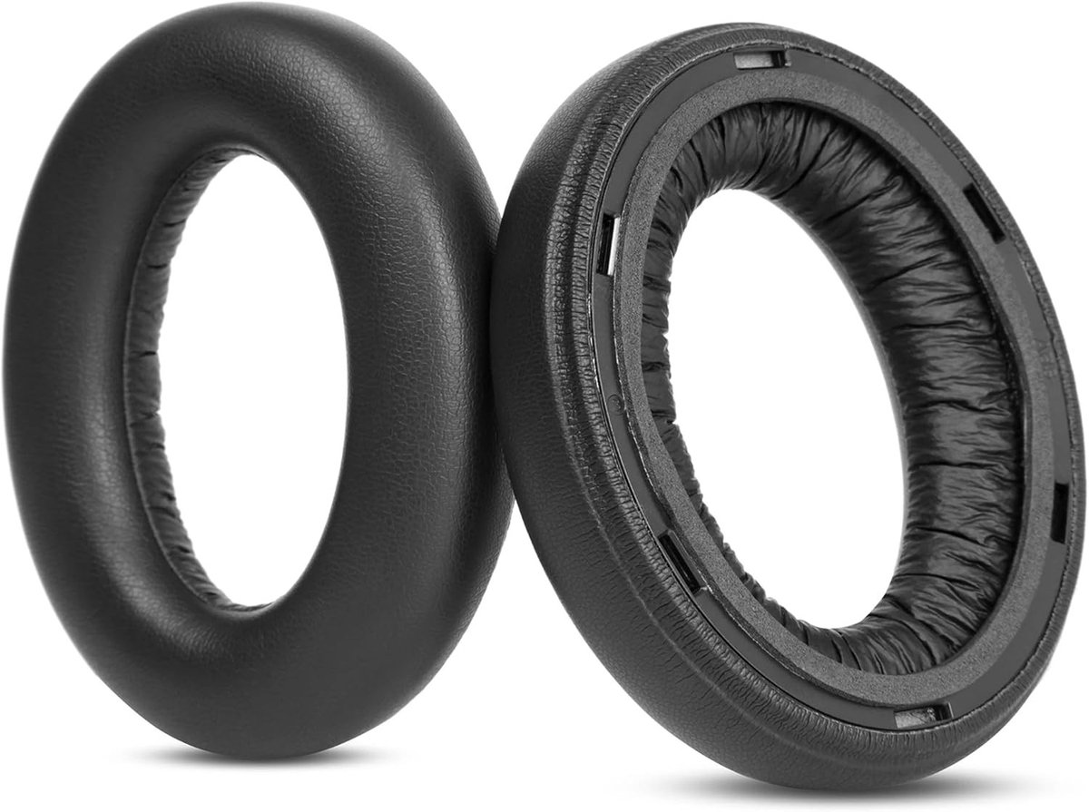 Comfortabele Vervangende Oorkussens voor Draadloze Over-Ear Hoofdtelefoons van Hoogwaardige Kunstleer, Ideaal voor Muziek en Gaming
