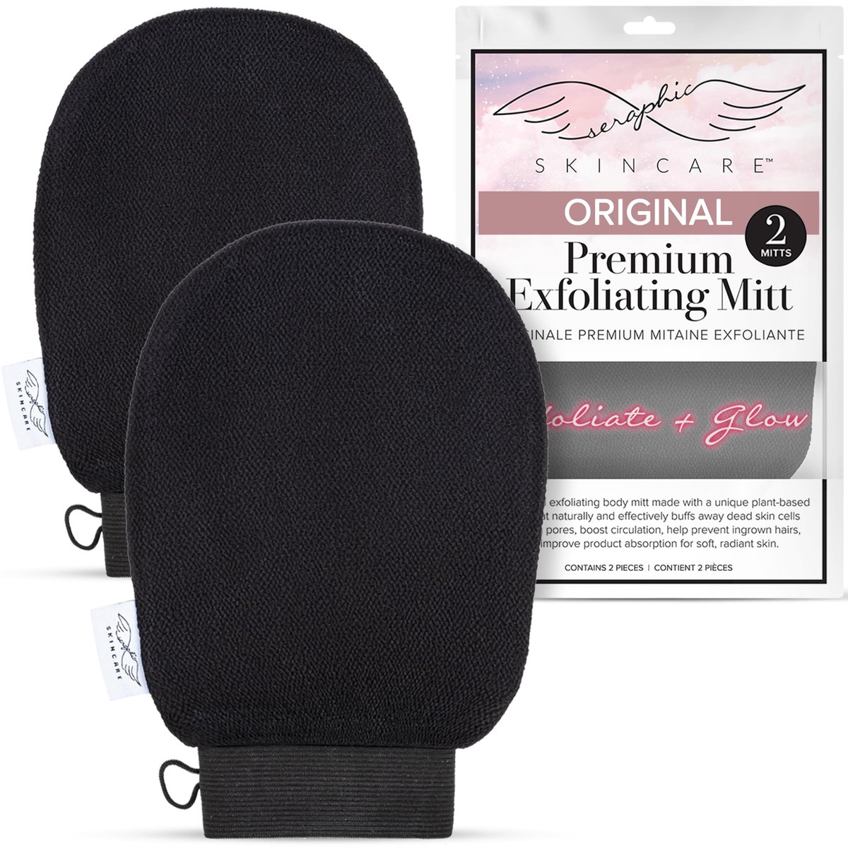 SnelShoppen - Koreaanse Peelinghandschoenen voor Thuis - Microdermabrasie, Verwijder Dode Huid, Bruining & Keratosis Pilaris - 100% Viscosevezel (2 St