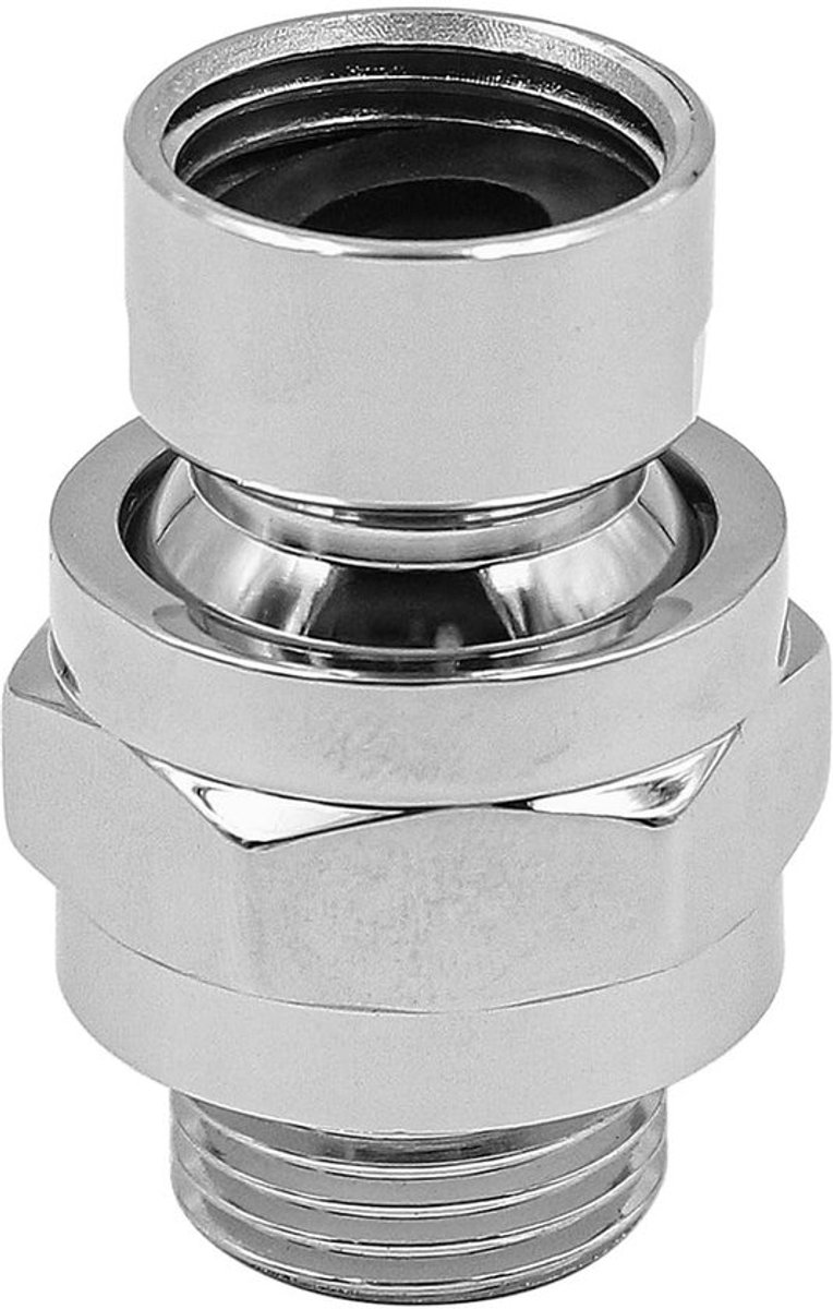 Douche Connector - Verstelbare Douche Arm - Draaibare Bal Adapter - Zilver - Geschikt voor Kinderen en Volwassenen - Ideaal voor Doucheko...