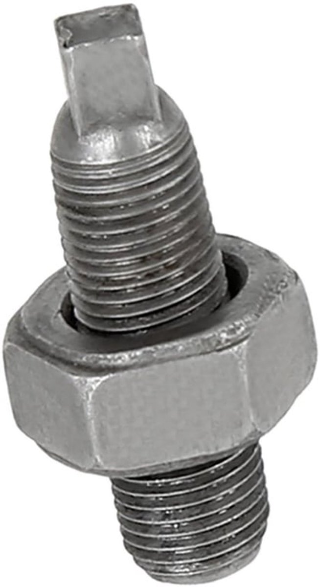 Ventielinstelschroeven - Set met Moeren - Geschikt voor GY6-125 - Duurzaam Metaal - Schroeflengte 19mm - Titaniumkleuren - Motorfiets Schroeven