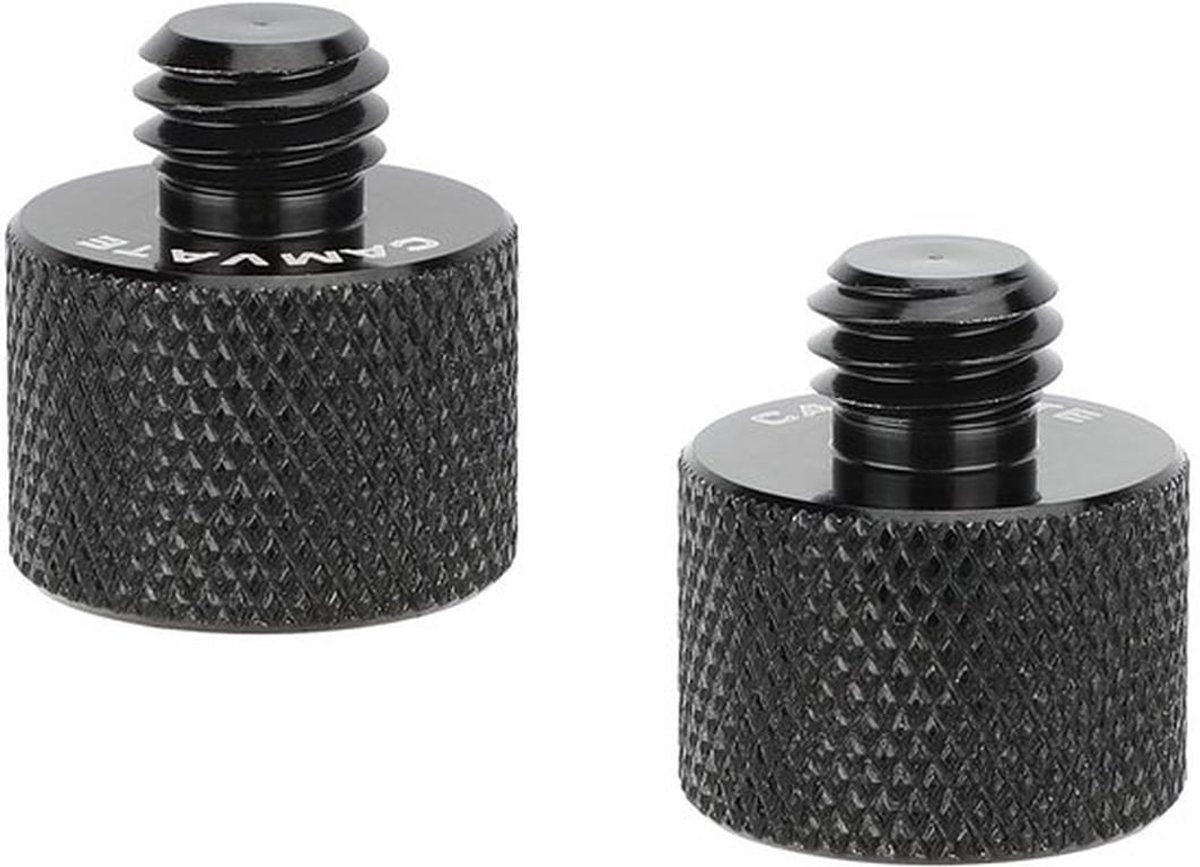 5/8"-27 naar 3/8"-16 Schroefdraadadapter voor Microfoonstandaard (2 stuks)