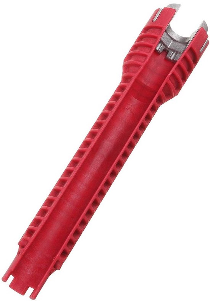 Sanitair Gereedschap 8-in-1 Multifunctionele Sleutel - Kraaninstallateur - Gootsteeninstallateur - Toiletpot - Lichtgewicht Kunststof - Duurzame Aluminiumlegering - Installatietool
