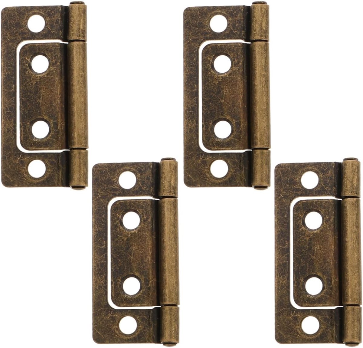 Set van 4 duurzame en robuuste kast- en deurhengsels voor meubels, vouwwanden en caravans