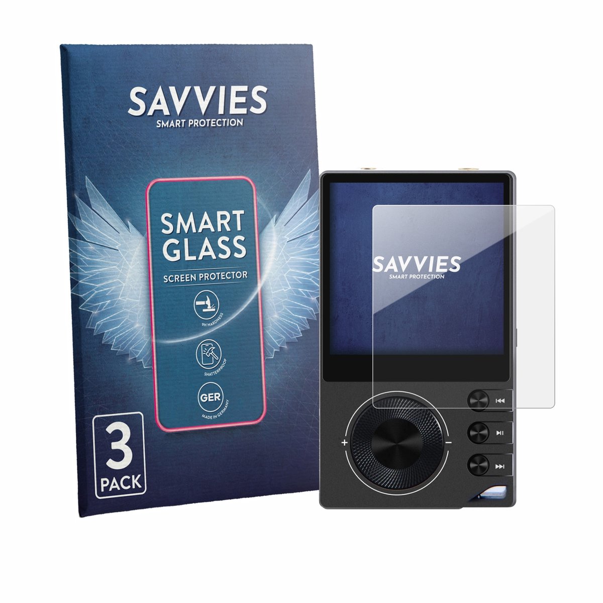 3 Stuks Savvies Screenprotector - geschikt voor Surfans F20 Pro - beschermfolie glas transparant
