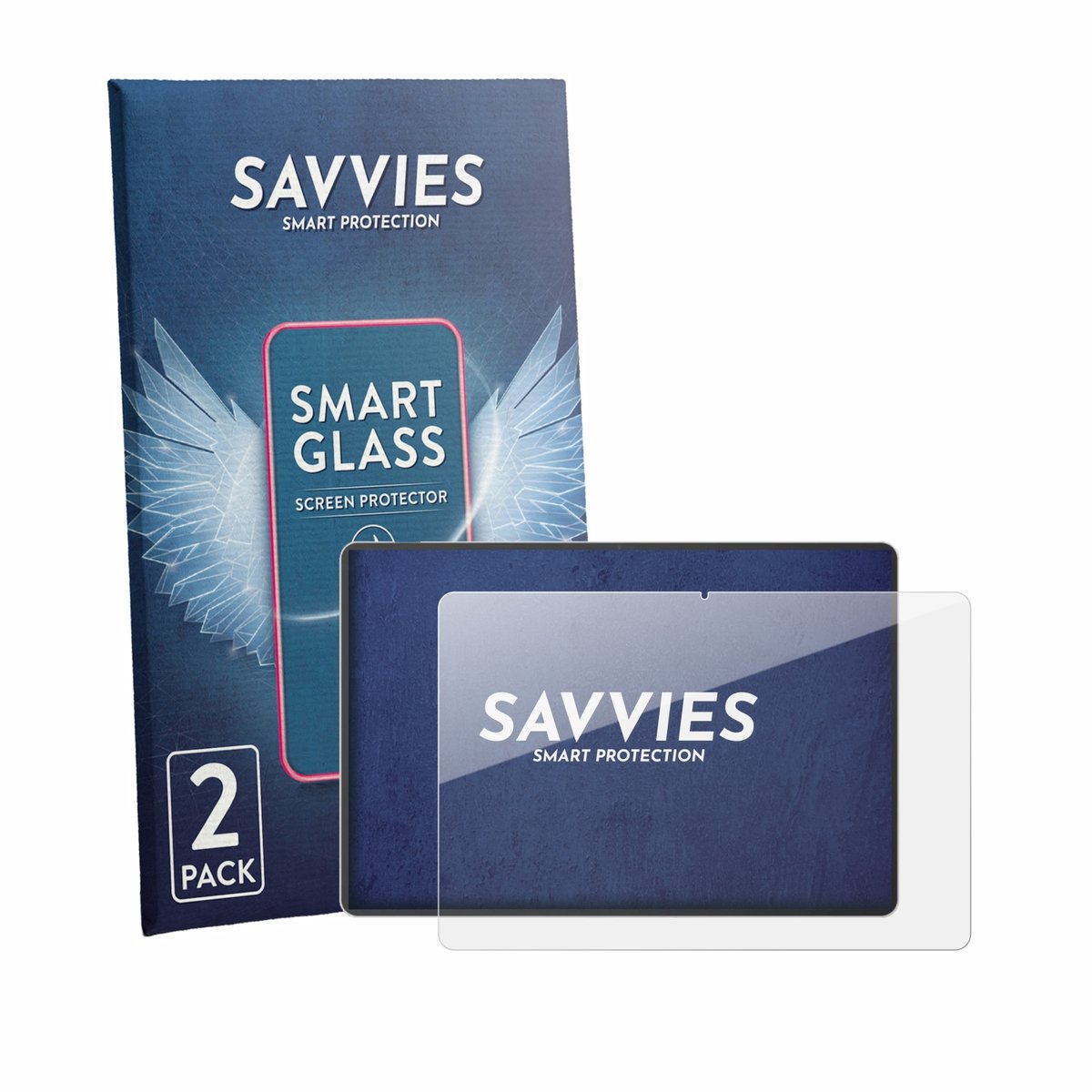 2 Stuks Savvies Screenprotector - geschikt voor ASUS Pad T3201 - beschermfolie glas transparant