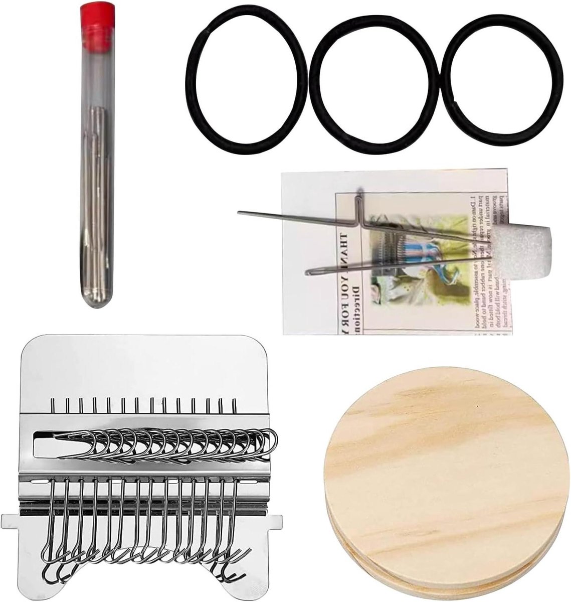 Breipakket Stopmachine - Herstelset Kleding - Stof Reparen - Geïntegreerd Mini Stopraam - 17 x 14 cm - Niet gespecificeerd