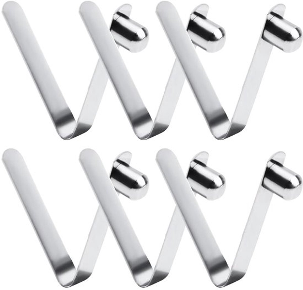 Springclip - 6 mm - Push Button - Kayak Paddle - Tentstokken - Roestvrij Staal - Hoogwaardige Kwaliteit - Snapclip